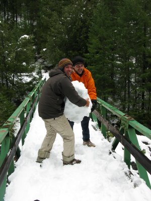 A really big snow ball