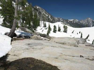 My campsite at Mirror