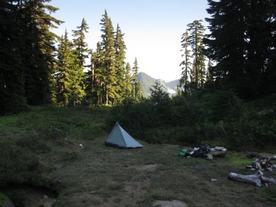 Camp 1 above Janus Lake