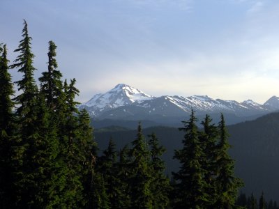 First view of Glacier Pk