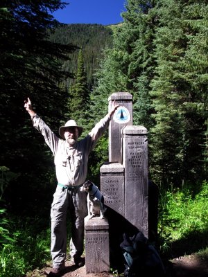 Monument 78, PCT most northern point