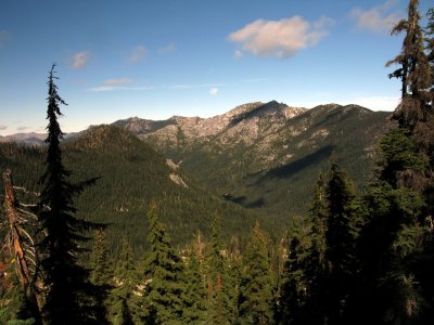 Russian creek and distant PCT