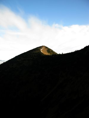 Ridge, clouds, sky