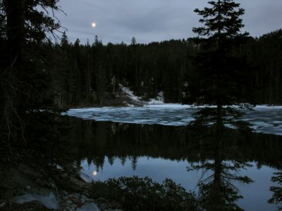 Fox Creek Lake Moonrise