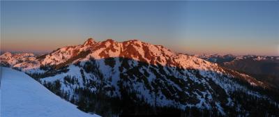 Red Buttes Sunrise Panorama