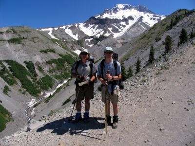 DaveS and BillS, two brothers hiking the PCT with me