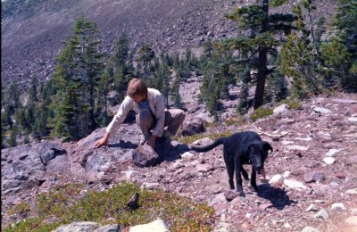 Josiah on Mt Shasta with Toledo