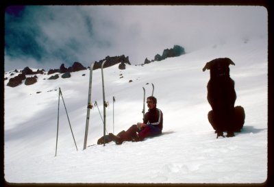 Paul Sven Stoverski and Toledo on Mt Shasta