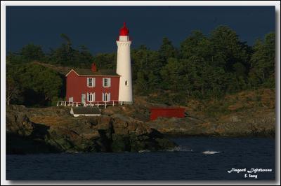 Fisgard Lighthouse at Sunset