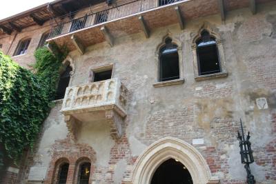 Juliets balcony in Verona.