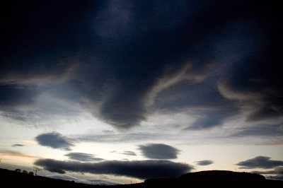 21st February 2012  lumpy sky