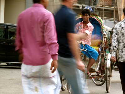 Rickshaw Puller, Dhaka