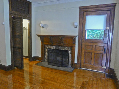 Damn. it has a fireplace! Totally polished floors this can't be right!