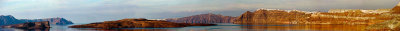 Panorama of the Santorini Caldera