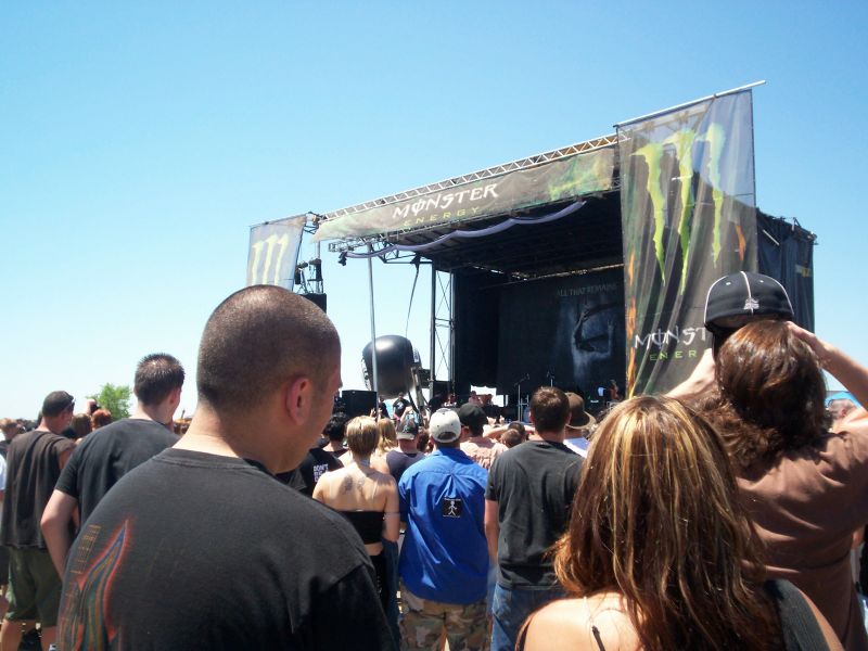 All That Remains from Massachusetts on the second stage