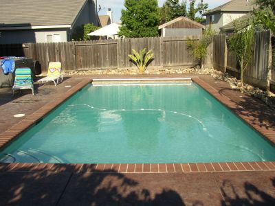 Josh and Denise's pool is great