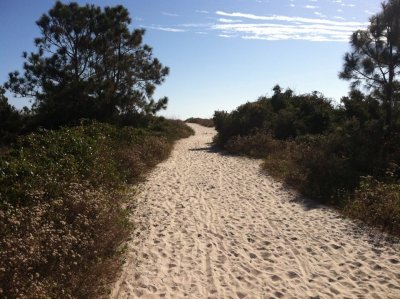 Walk to Burkes Beach on HH