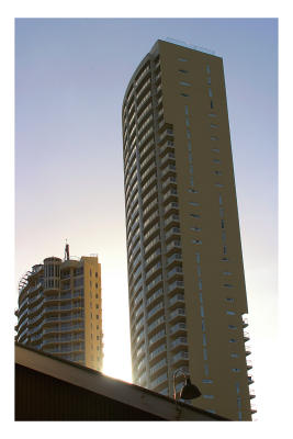 Riverside tower blocks. Brisbane