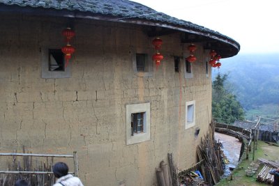 The Wall of a Tulou
