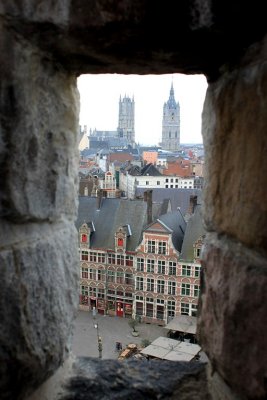City seen from the Gravensteen