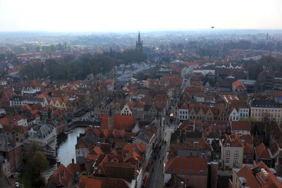 Panorama on Bruges
