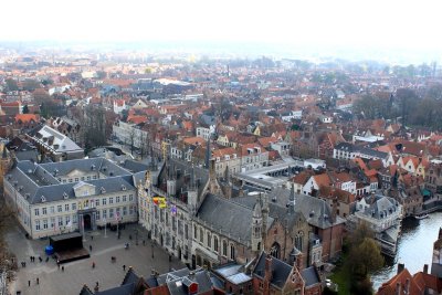 Panorama on Bruges