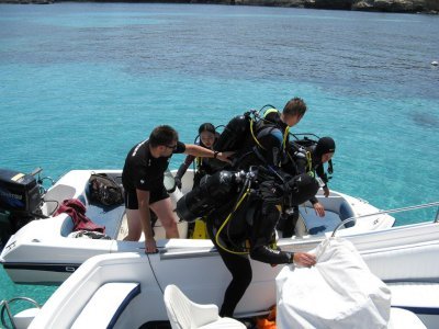 Climbing into the Boat