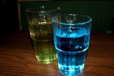 The blue Cocktail is called the blue Lagoon