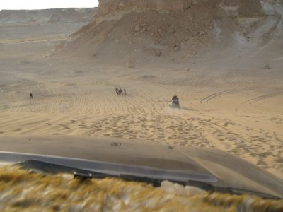 Driving down the Sand Hill