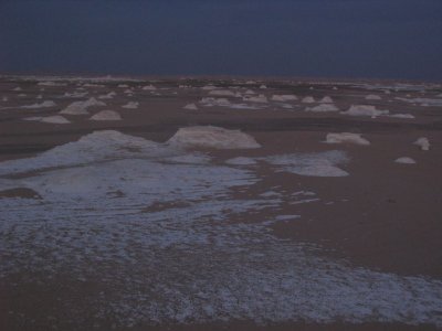 White Desert at Dawn