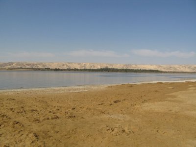 Saltwater Lake in the Desert