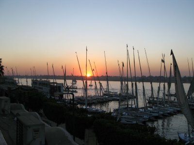 Sunset on Nile