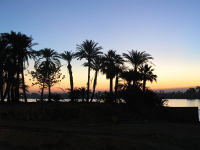 Evening on Nile, Luxor