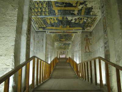 Tomb of Ramses 6th - the Tunnel
