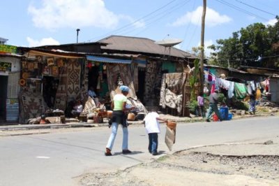 0203 Souvenir stalls Addis.jpg