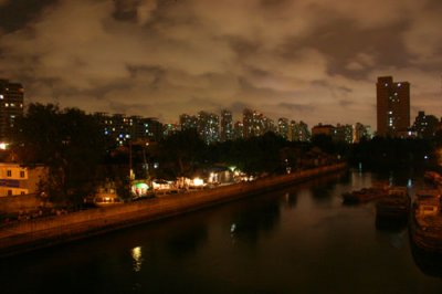 Shanghai Suburbs at Night