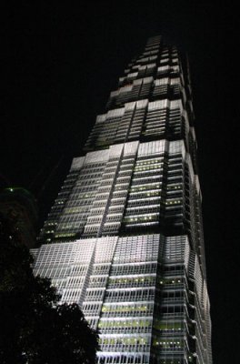 Jinmao Tower at Night, Shanghai