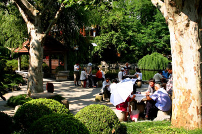 People in the park, Shanghai