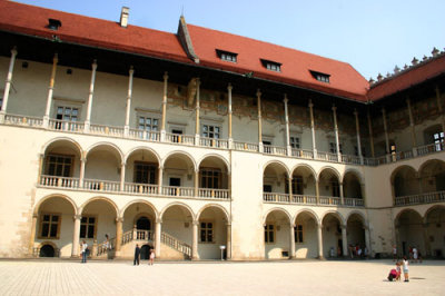 Courtyard at Wawel, Krakow