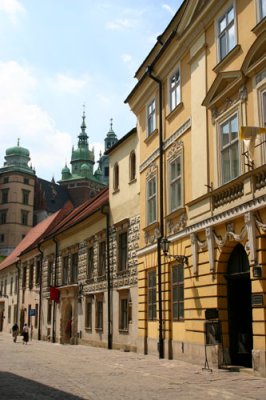 An alleyway in Krakow