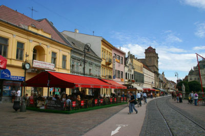 Main Street at Hlavna, Kosice