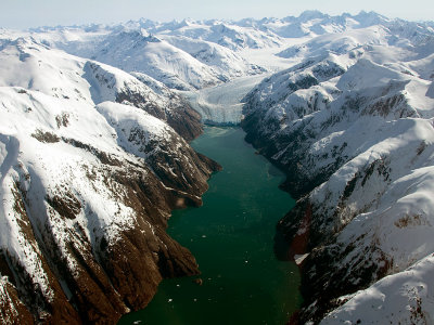 Dawes Glacier at the end of Endicott Arm