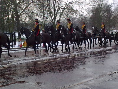 Queen's Jubilee 41 gun salute in Hyde Park