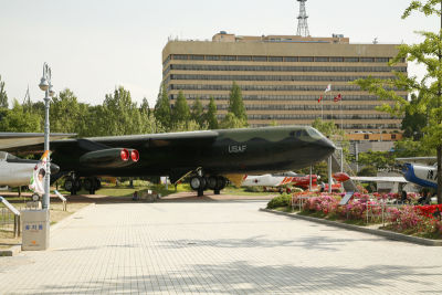 B-52 in front of U.S. Military HQ