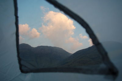VIEW FROM TENT