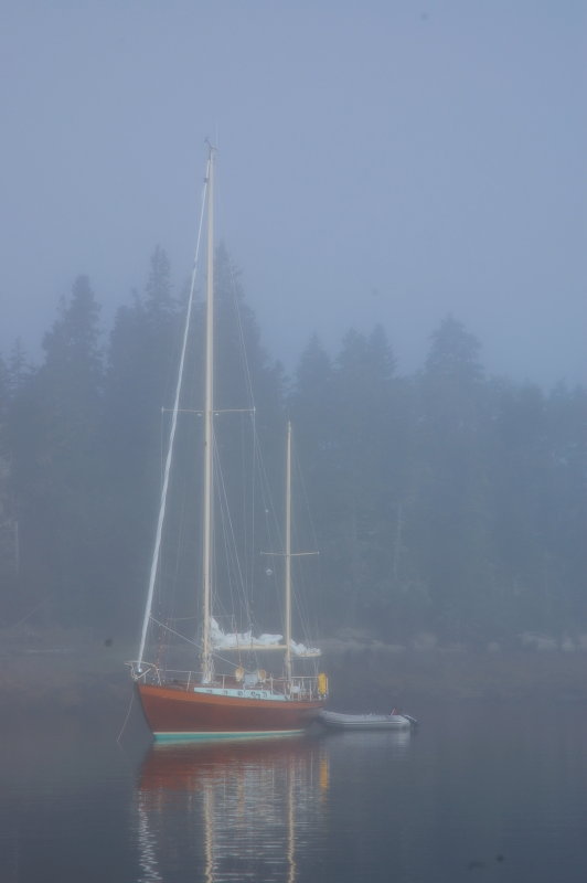 Foggy Monring Over A Classic