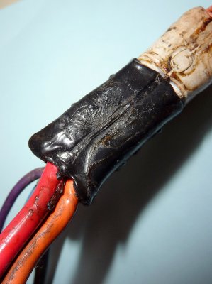 Melted Factory Engine Trailer Connector