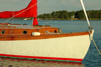 The Red & White Sloop - 2