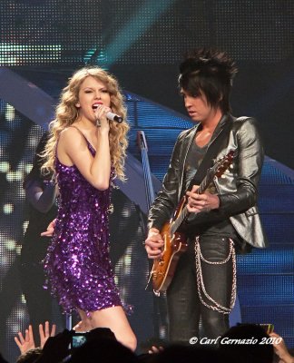 Taylor Swift and Grant Mickelson