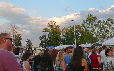 Part of the Crowd watching Trailer Choir
